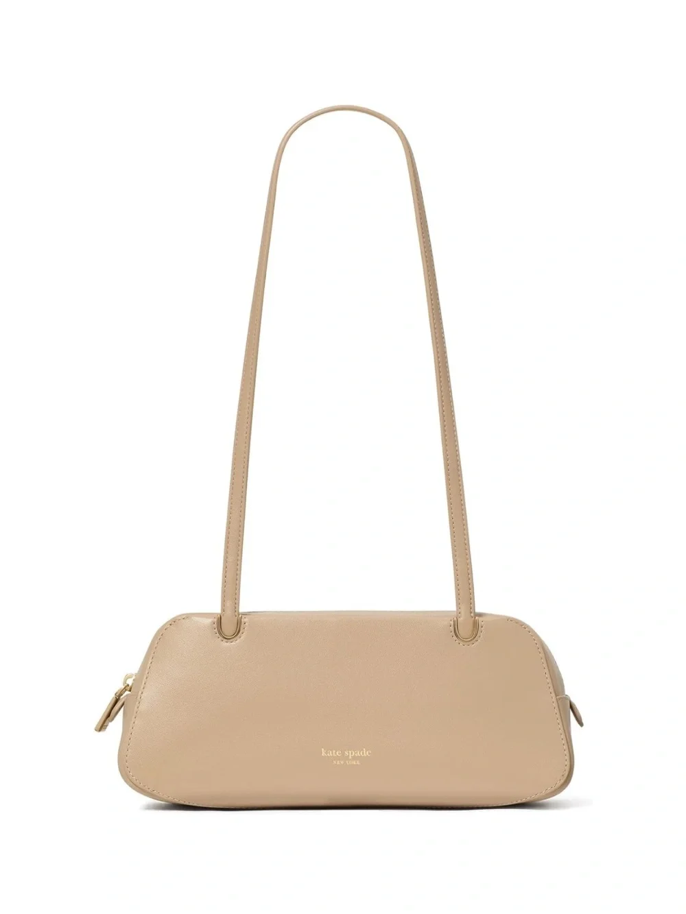 Kate Spade Grace Beige Leather Shoulder Bag - New